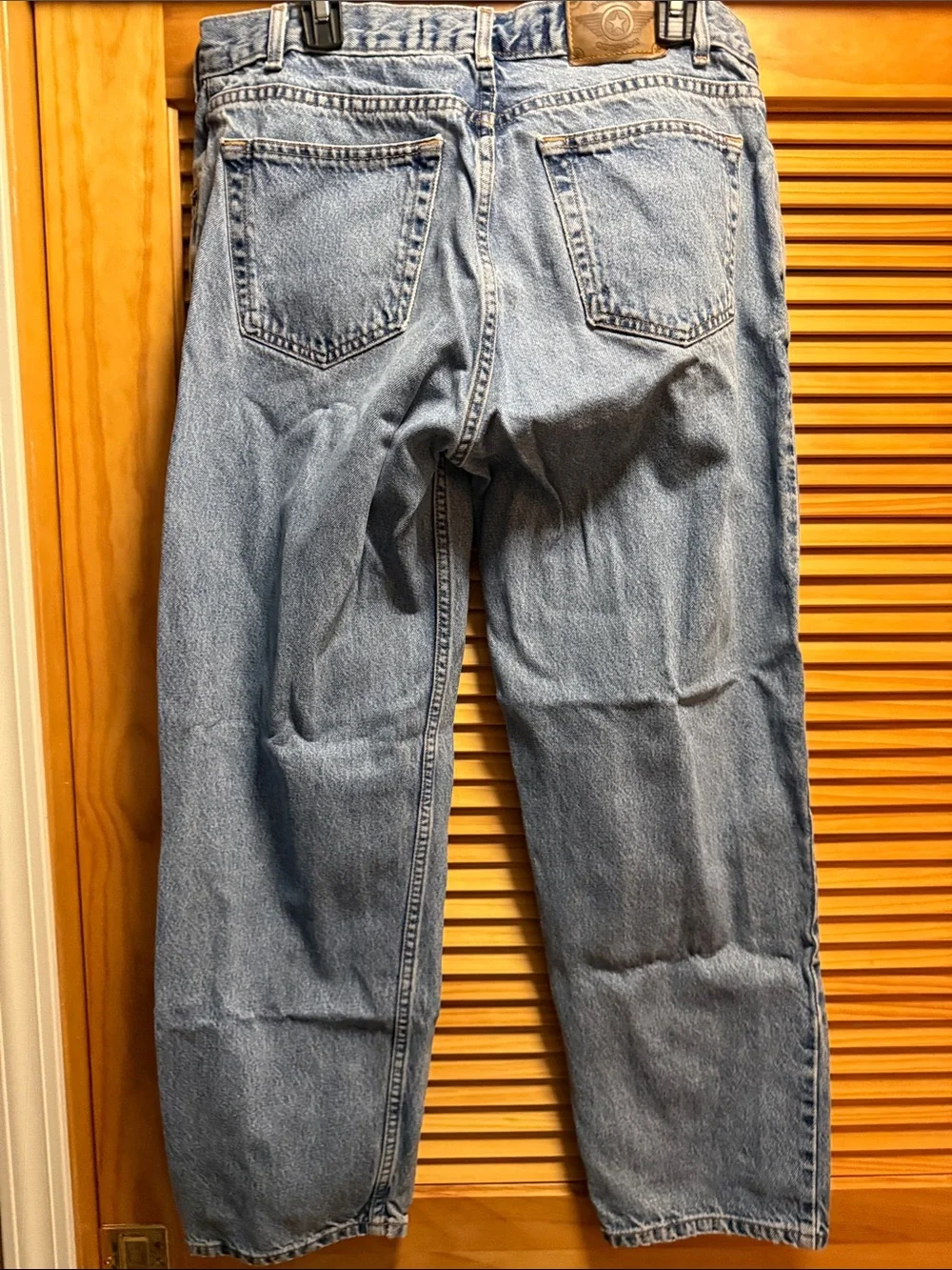 American Outpost Men's Relaxed Fit Light Blue Jeans – 36x30